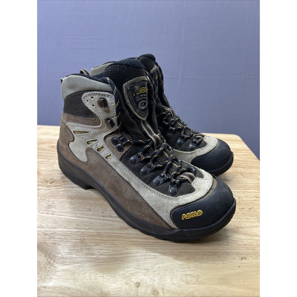 Asolo FSN 95 GTX Gore-Tex Hiking Boots Womens 7.5 Brown Waterproof Fugitive